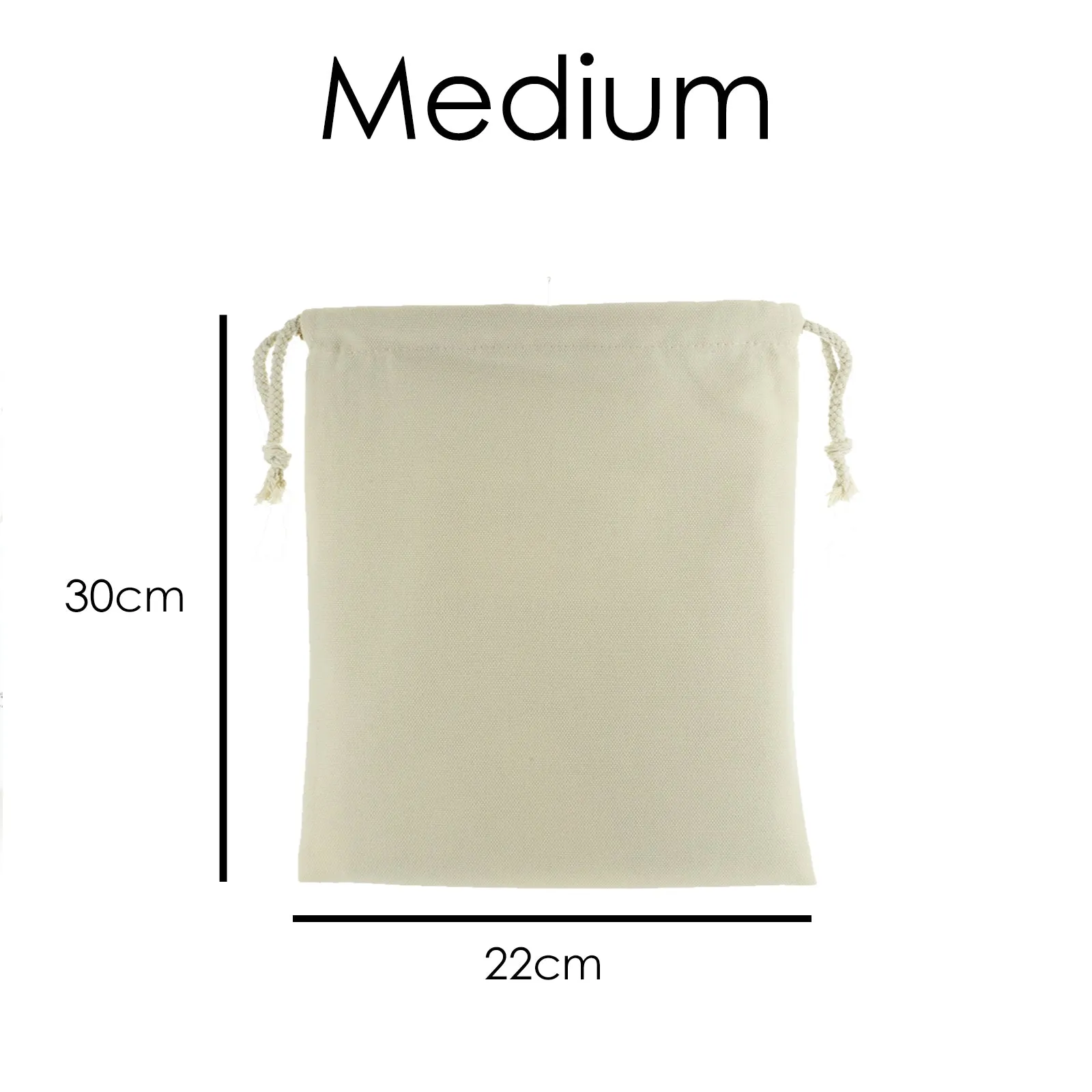 Personalised Canvas Sack with Stylish Text and Floral MUM