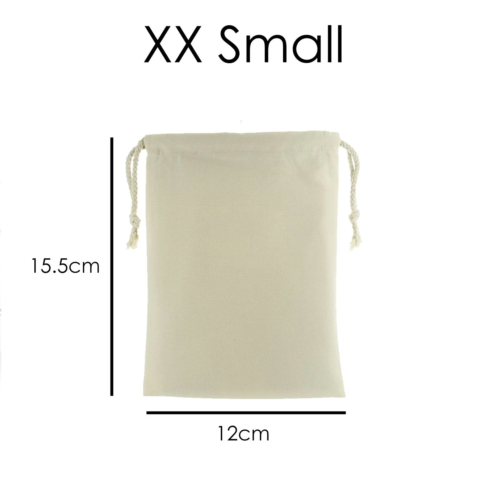 Personalised Canvas Sack with Stylish Text and Stag Deer Sketch