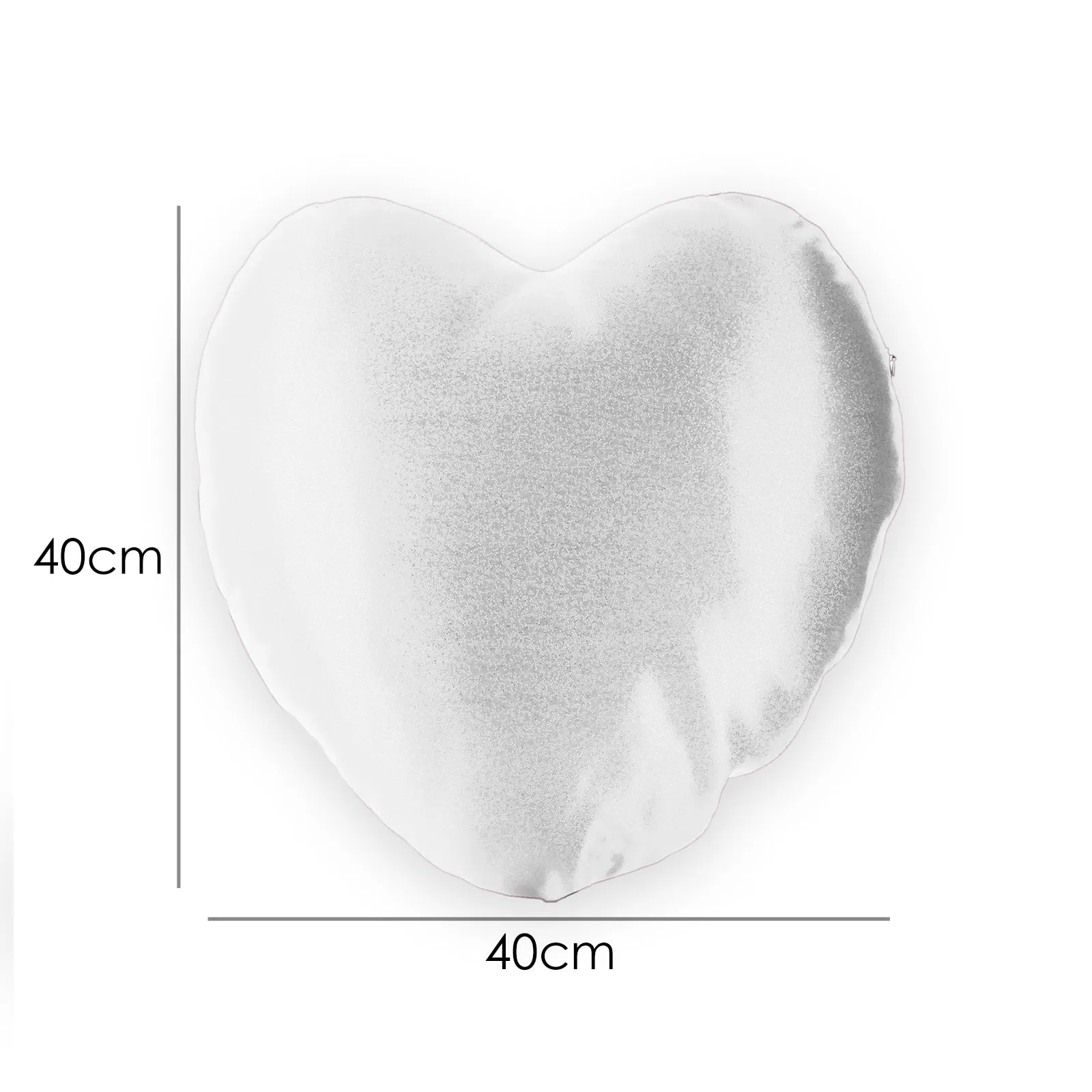 Personalised Glitter Heart Cushion with Stylish Text and Floral Mum and Baby Sloths