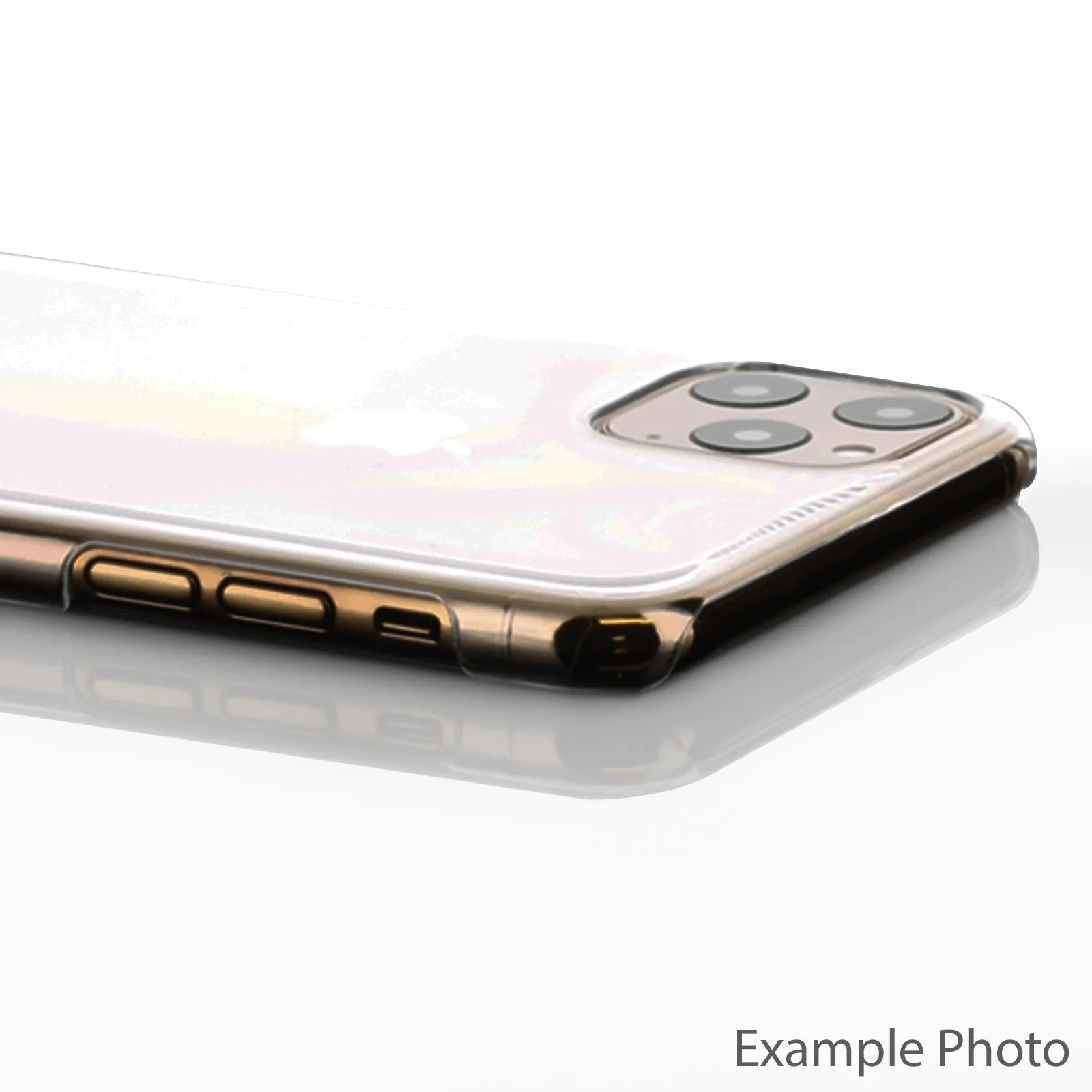 Personalised OnePlus Phone Hard Case with Gold Monogram and Stylish Text on Patterned Grey Marble