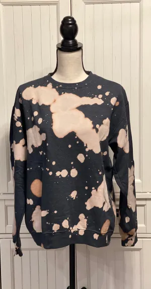 Petunia Distressed Crew Neck ~ Unisex Size Medium
