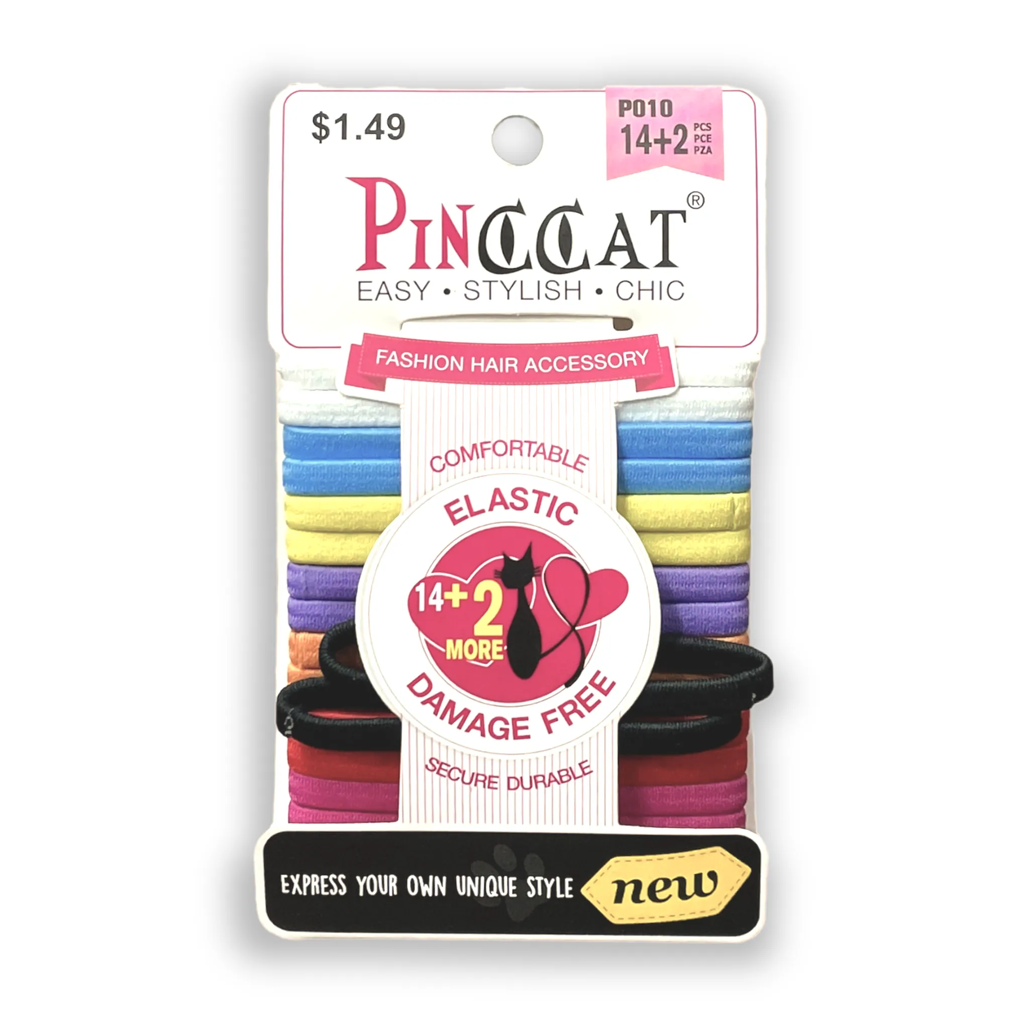 Pinccat Ponytail Holders