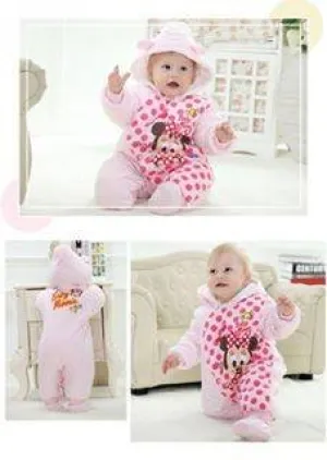 Pink Warm Romper