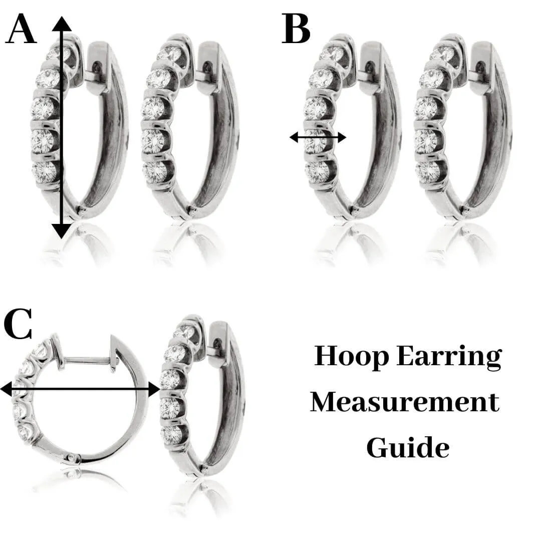 Polished 3.0mm Twist Tube Hoop Earrings