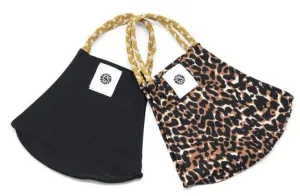 Pom Masks by Pomchies - Leopard / Solid Black