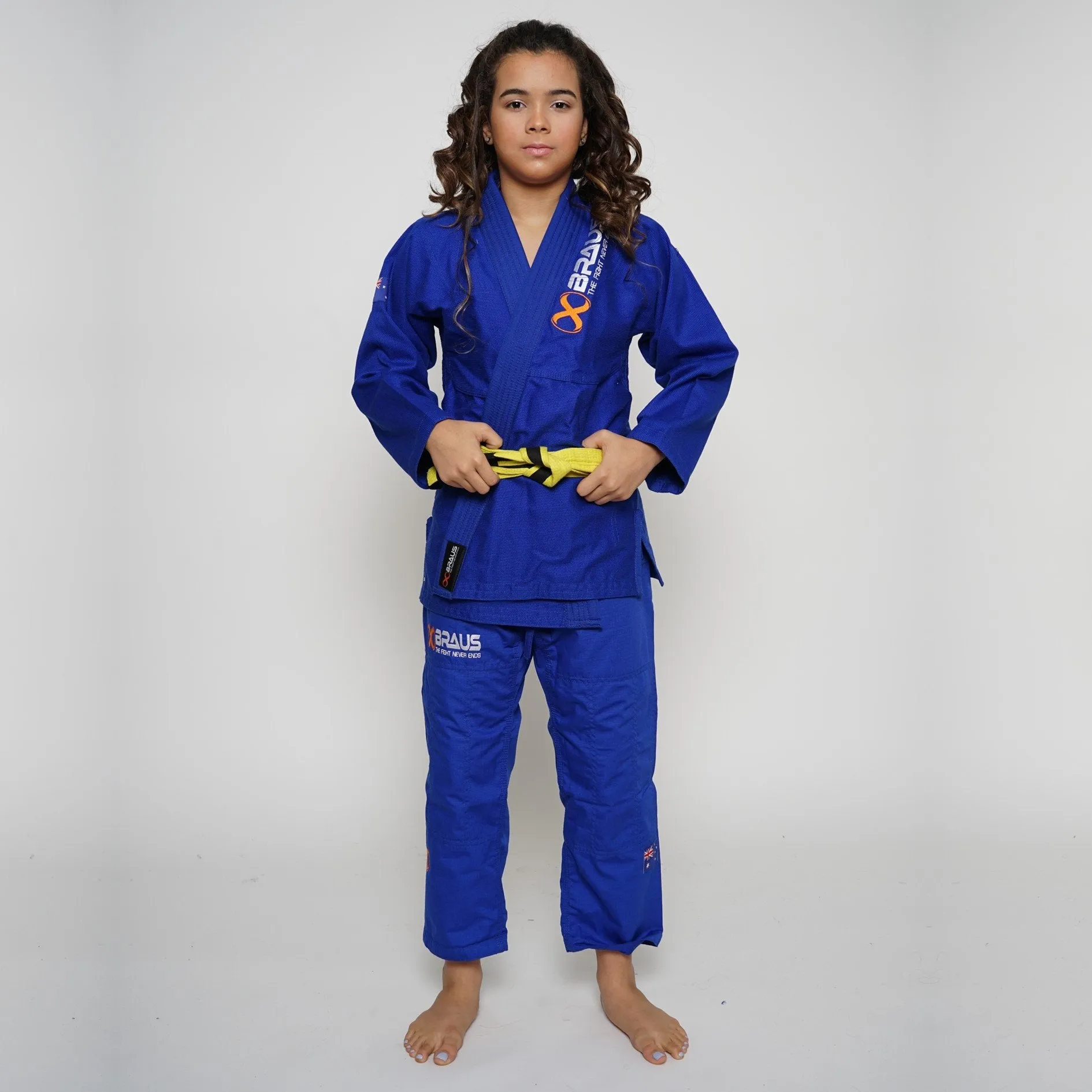 PRO LIGHT JIU JITSU GI KIDS BLUE BRAUS
