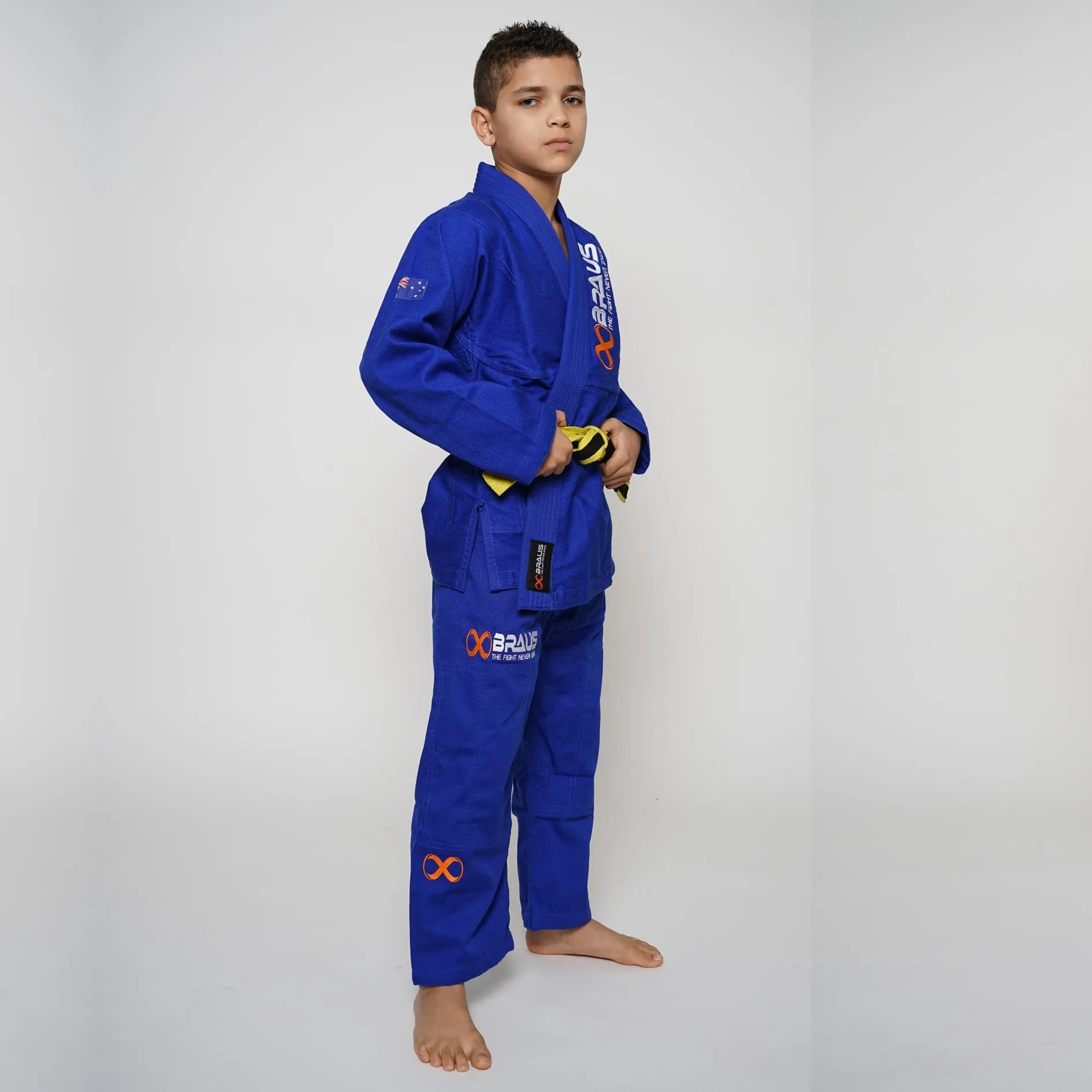 PRO LIGHT JIU JITSU GI KIDS BLUE BRAUS