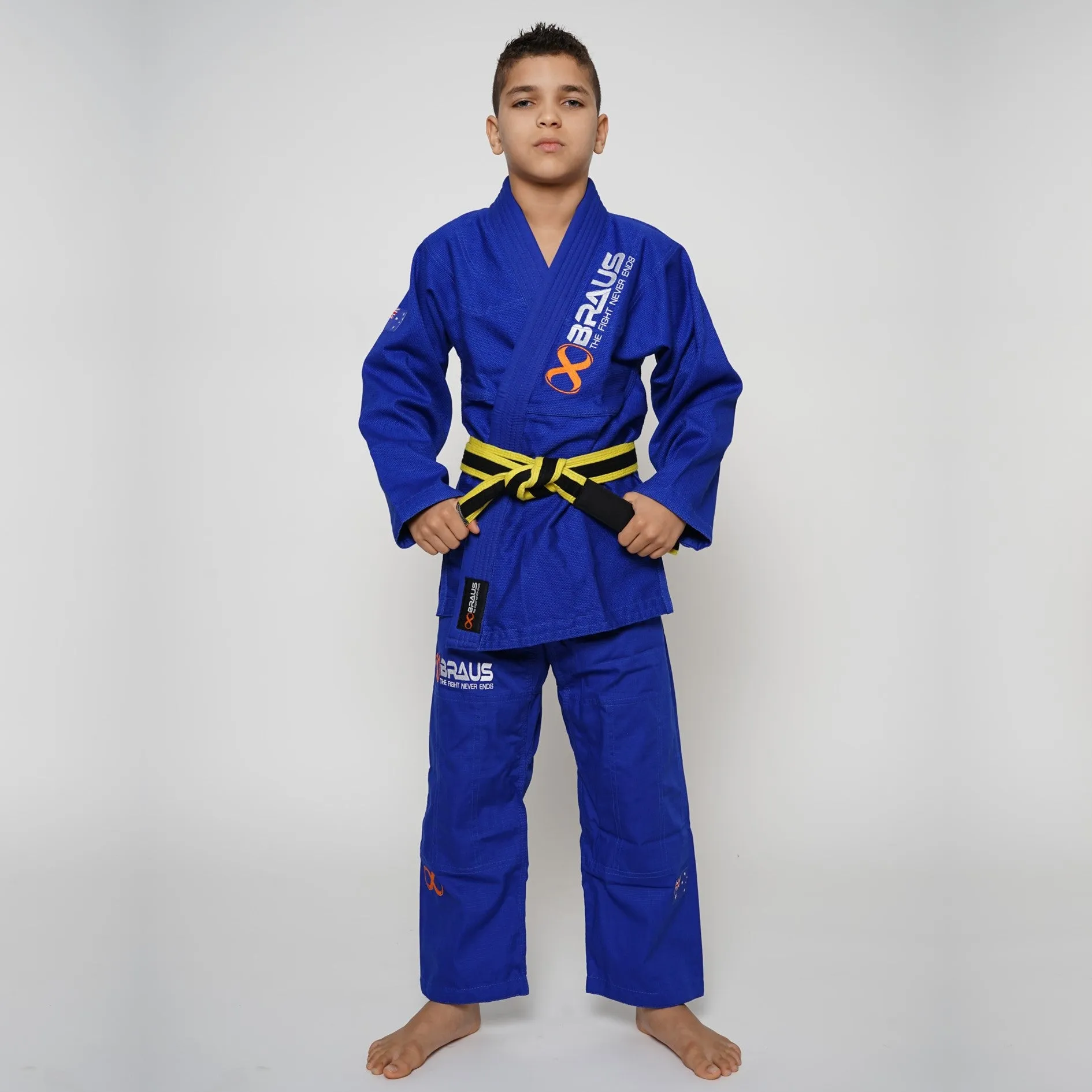 PRO LIGHT JIU JITSU GI KIDS BLUE BRAUS