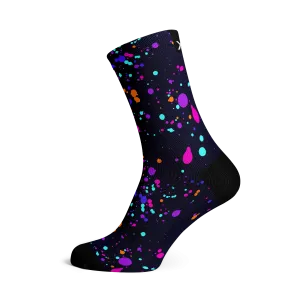 Purple Splash Socks