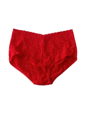 Retro Lace V-Kini Red