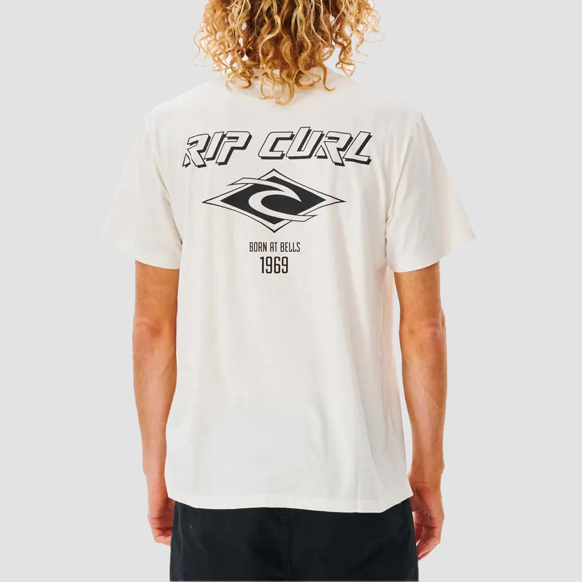 Rip Curl Fade Out Icon T-Shirt Bone