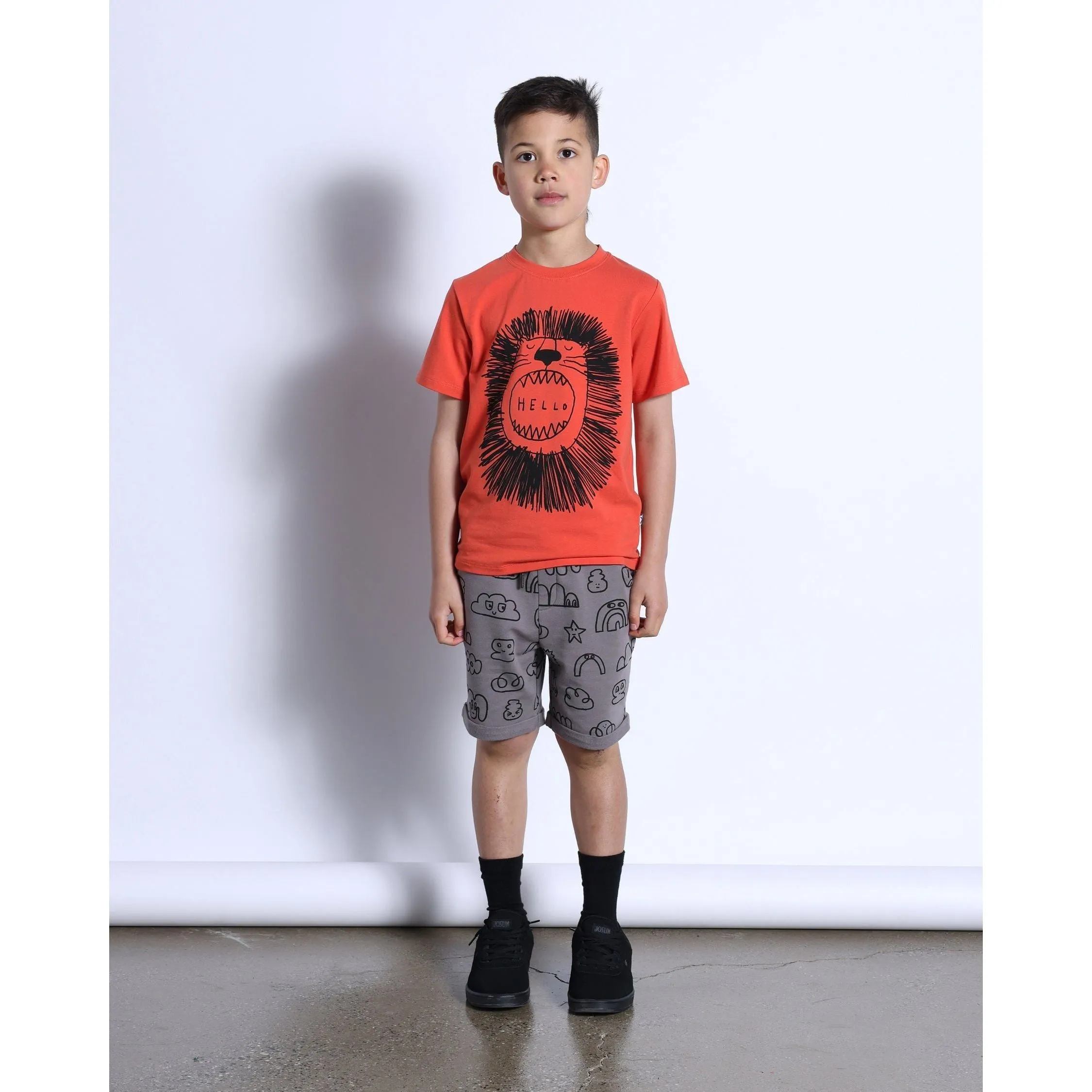 Roaring Lion Tee- Warm Orange
