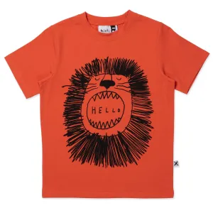 Roaring Lion Tee- Warm Orange