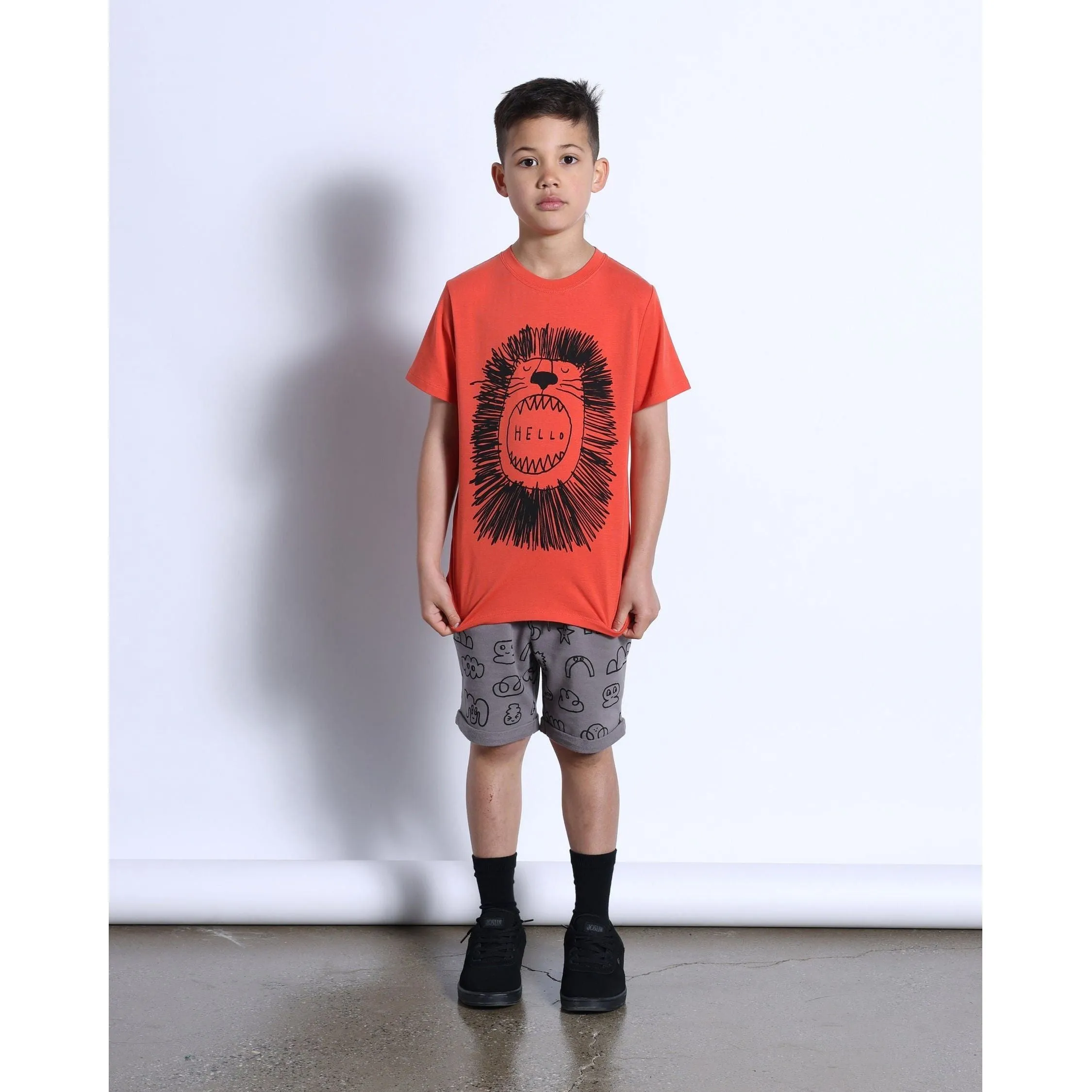 Roaring Lion Tee- Warm Orange