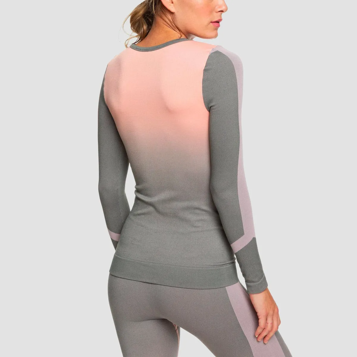 Roxy Artic Tracks Longsleeve Running T-Shirt Rosette - Womens