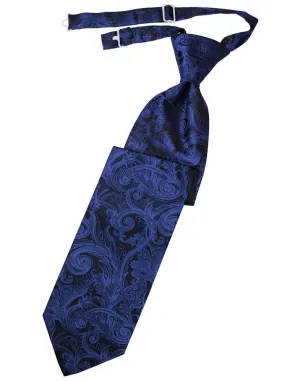 Royal Blue Tapestry Kids Necktie