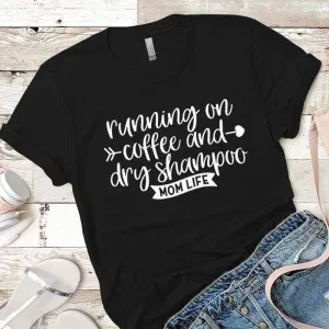 Running On Coffee Premium Tees