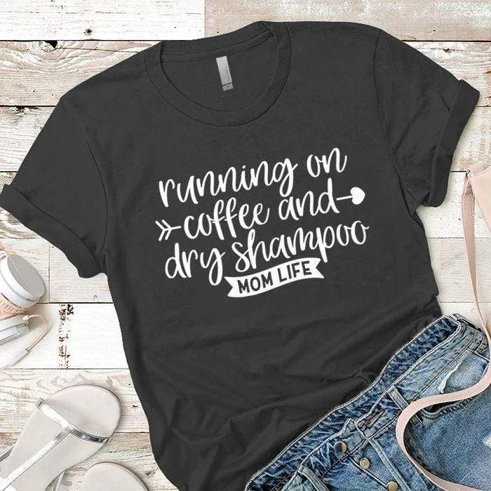 Running On Coffee Premium Tees