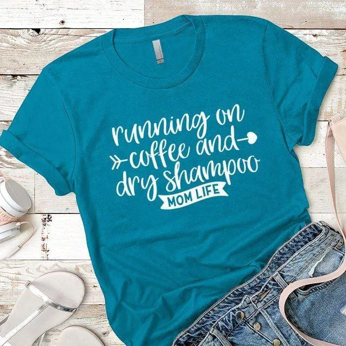 Running On Coffee Premium Tees