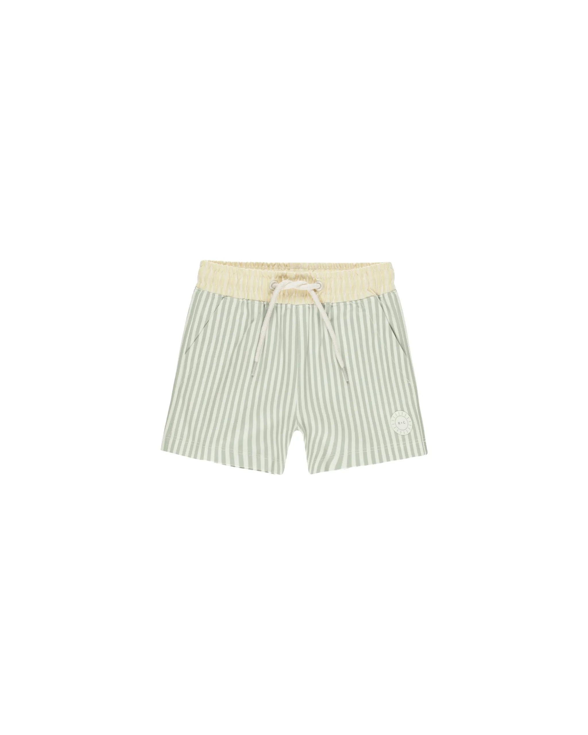 RYLEE   CRU- Sage Stripe Boardshorts