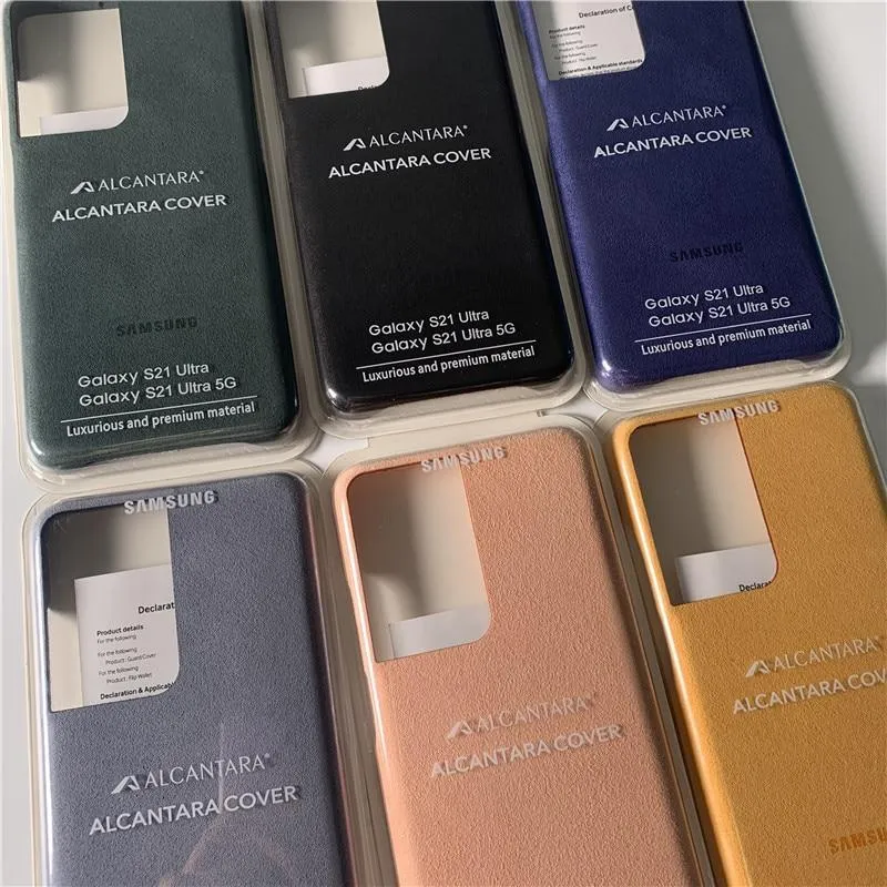 Samsung S21 Ultra Alcantara Cases