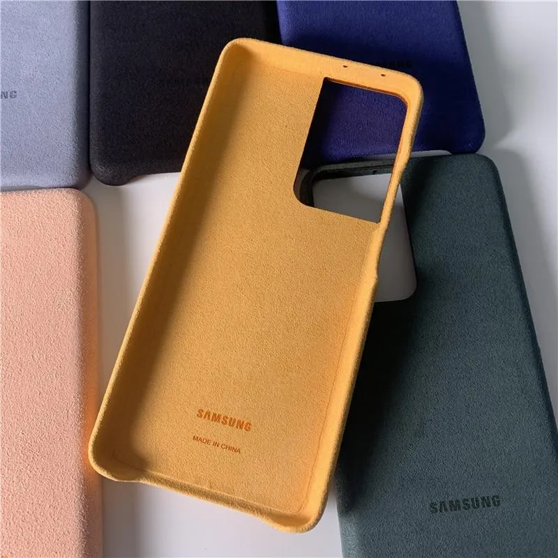 Samsung S21 Ultra Alcantara Cases