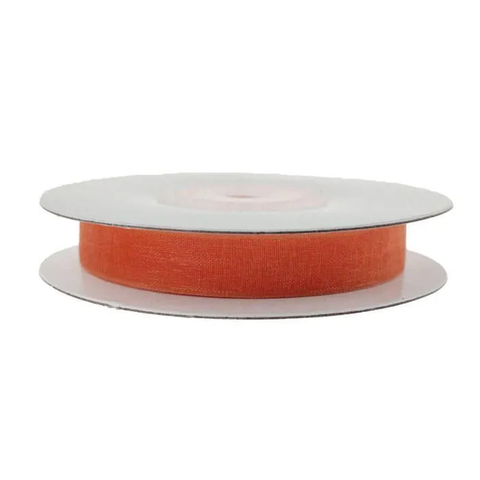 Sheer Organza Ribbon, 3/8-inch, 25-yard