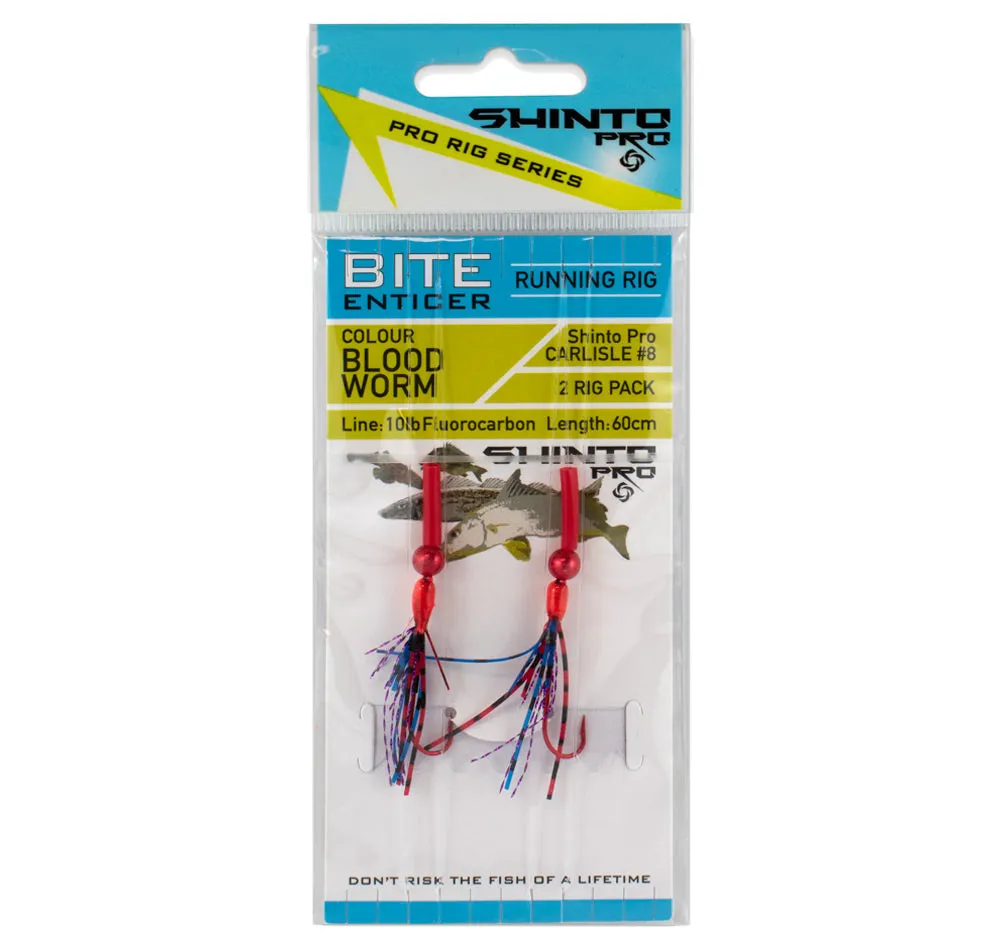 Shinto Pro Bite Enticer Running Carlisle Rig 2pk Size #8