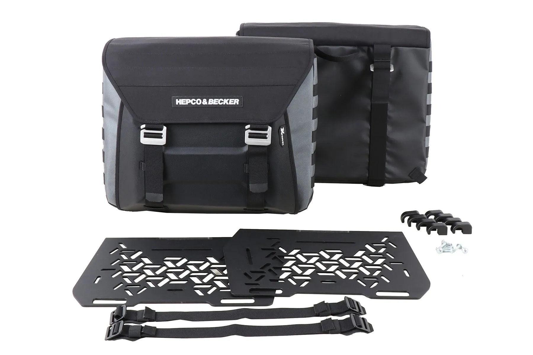Sidecases 70L Per Pair X Travel (Universal with Plates)