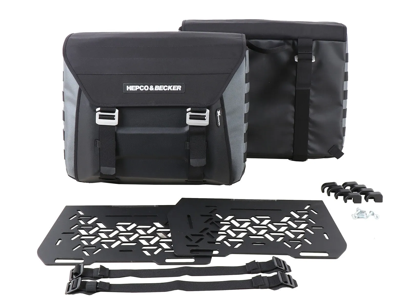 Sidecases 70L Per Pair X Travel (Universal with Plates)