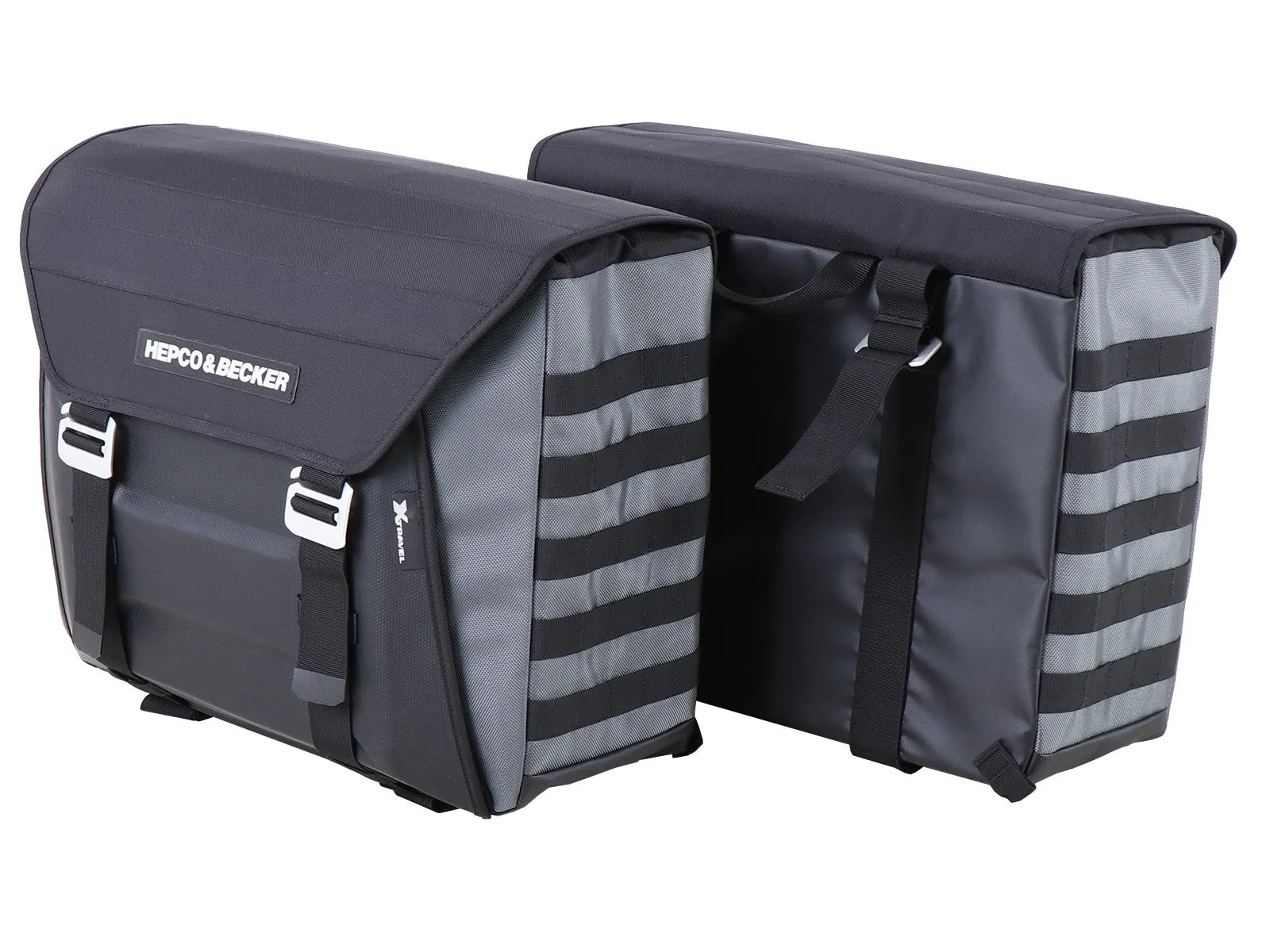 Sidecases 70L Per Pair X Travel (Universal with Plates)
