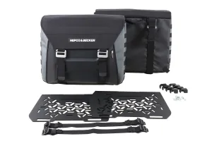 Sidecases 70L Per Pair X Travel (Universal with Plates)
