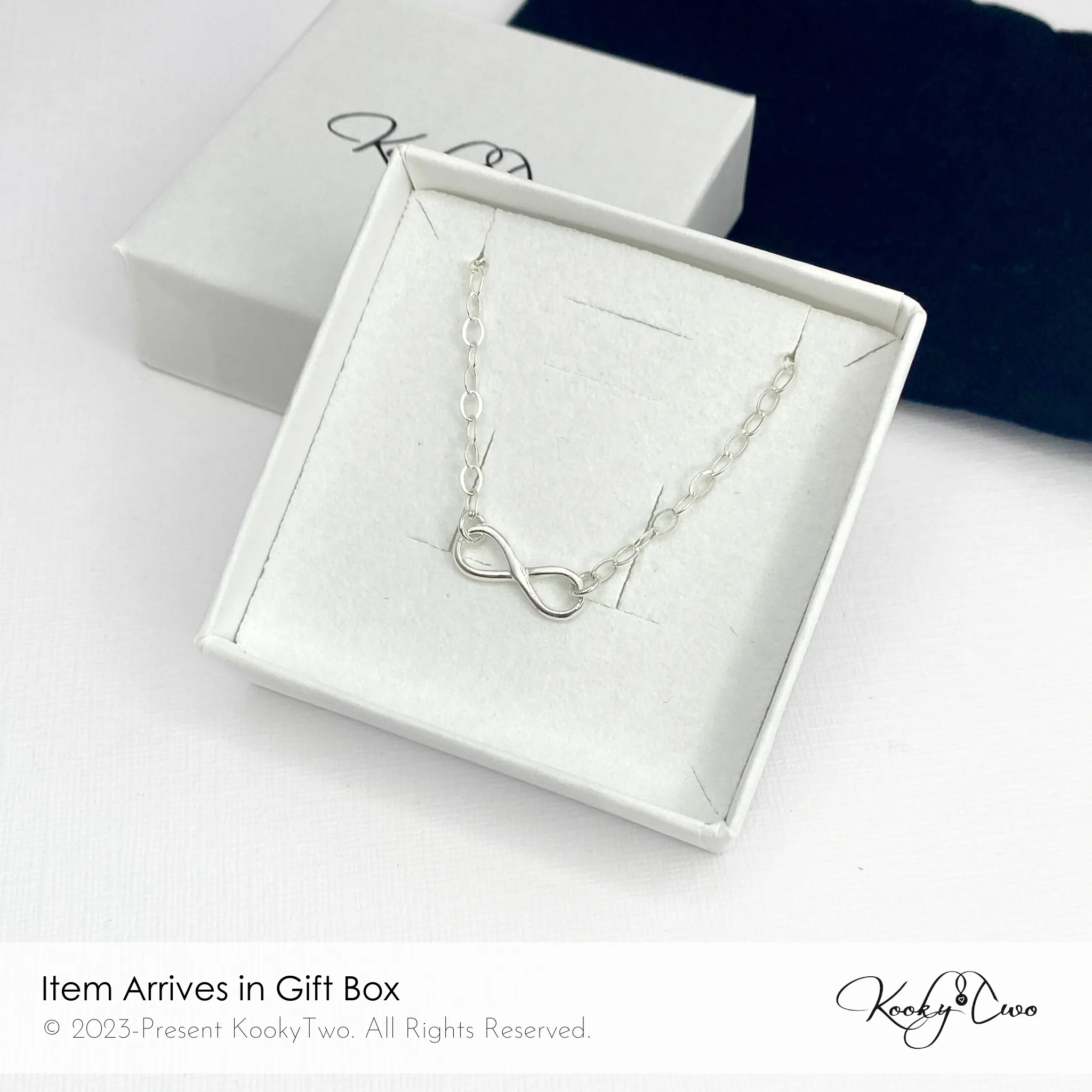 Silver Infinity Chain Bracelet