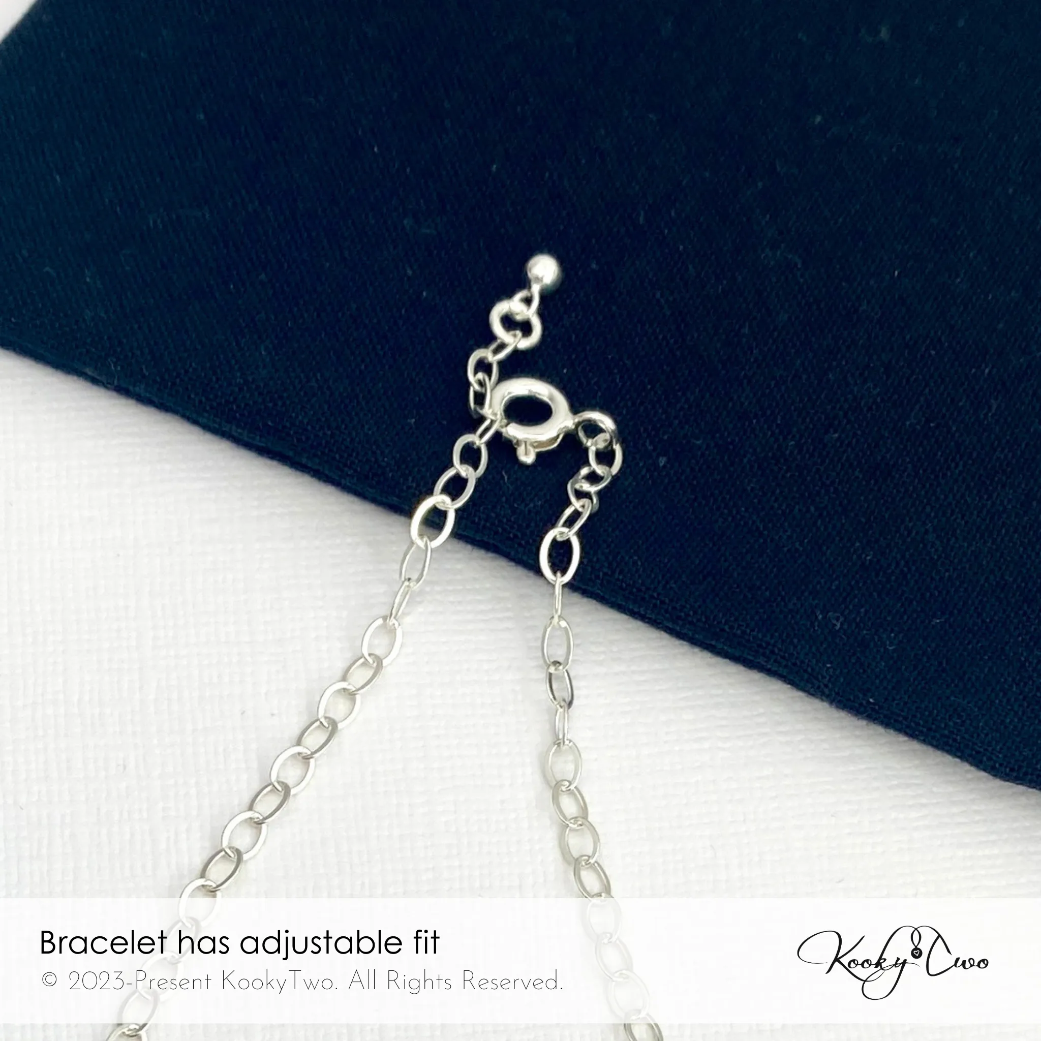 Silver Infinity Chain Bracelet
