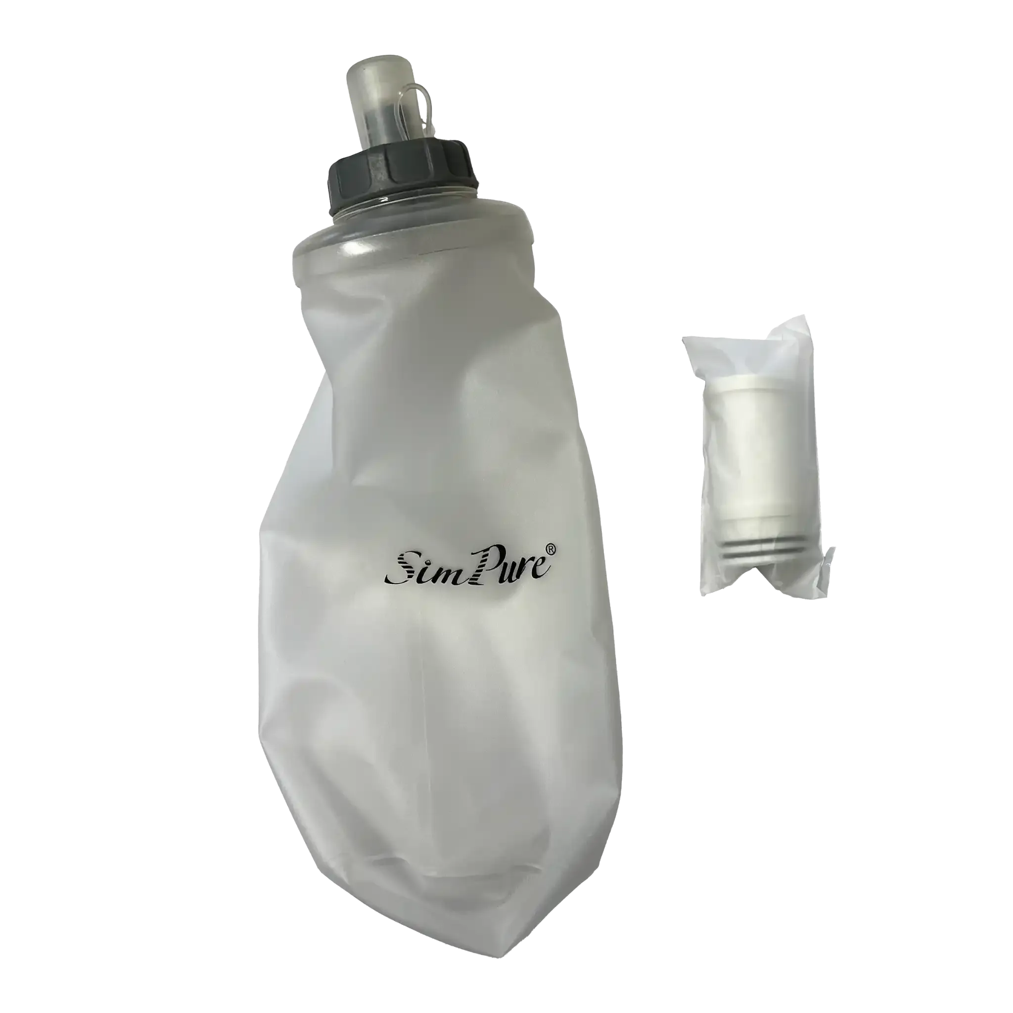 SimPure Soft TPU 1 Litre Water Flask with Filter