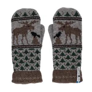 Skogen Mittens with Suede Palms
