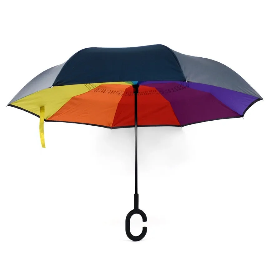 Smart-brella: The Ultimate Wind Resistant and Stylish Double Layered Reverse Umbrella