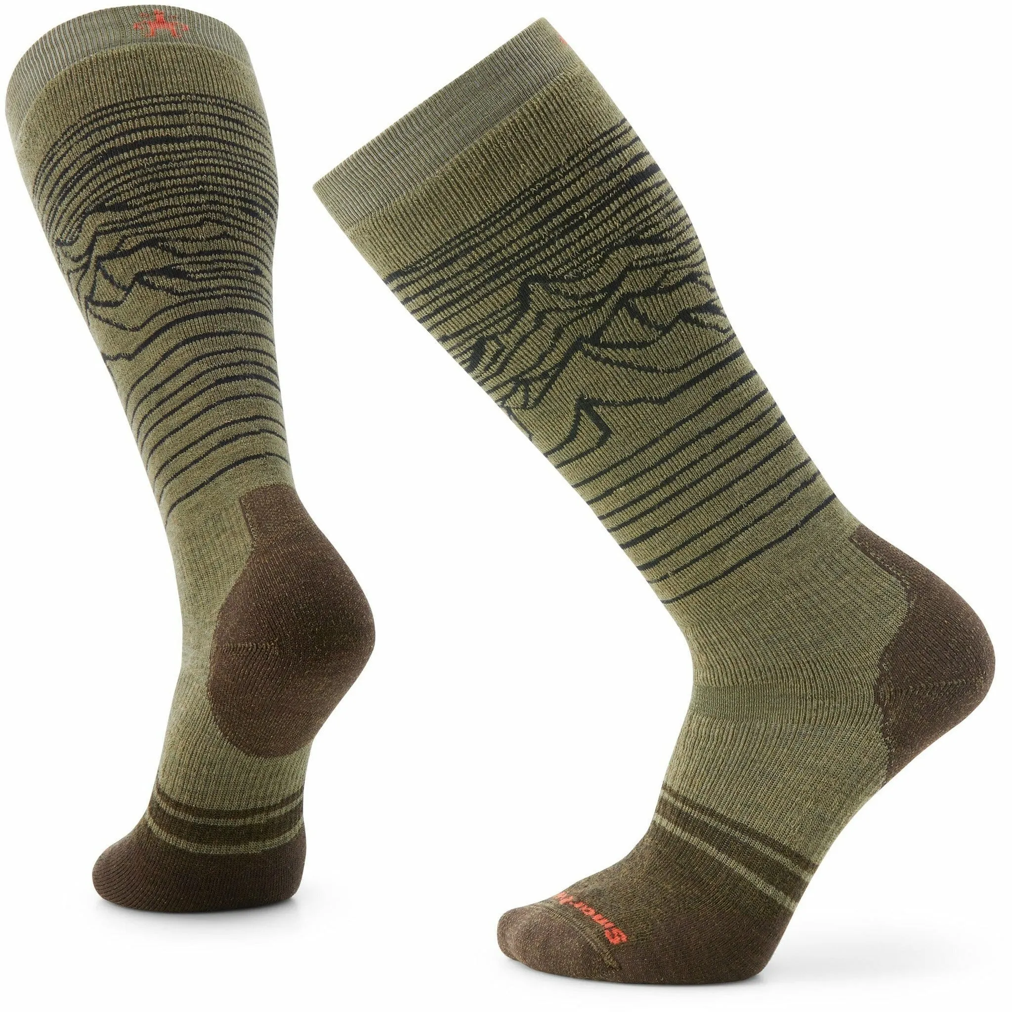 Smartwool Snowboard Full Cushion Iguchi Pattern Over-The-Calf Socks