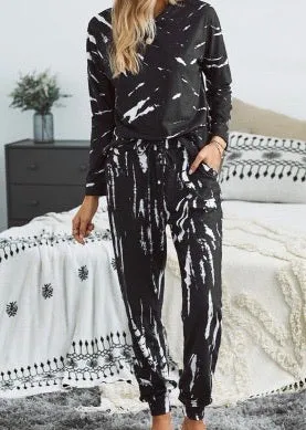 Splash - Jogger Set - Two-Piece Long Sleeve Lounge / Jogger Set