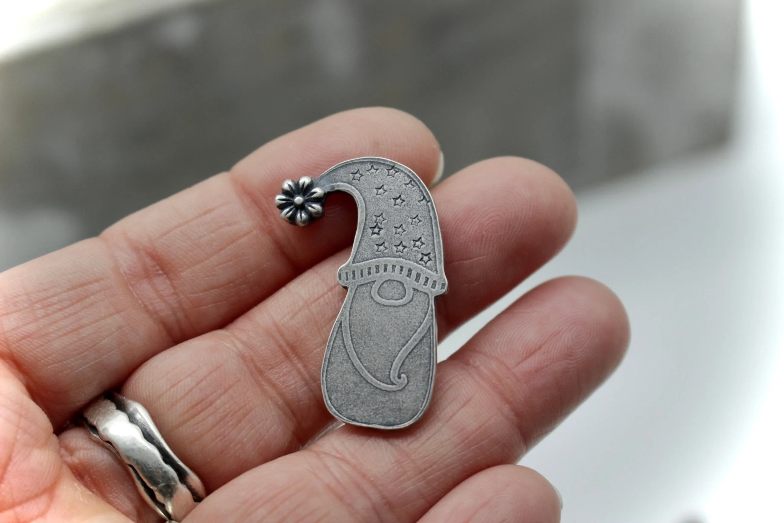 Spring Gnome Pin