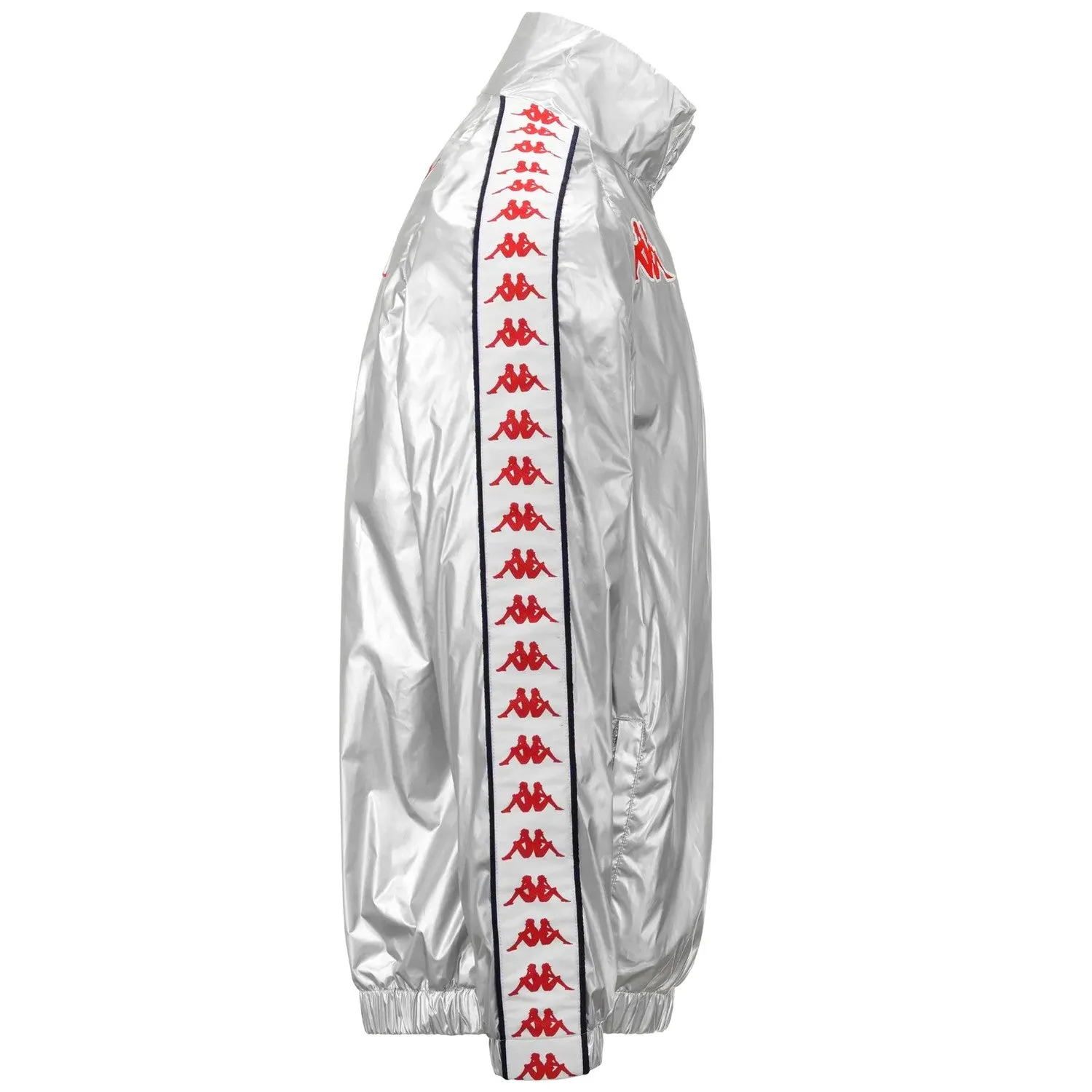 SSC Bari pre-match presentation Soccer jacket 2023/24 silver - Kappa