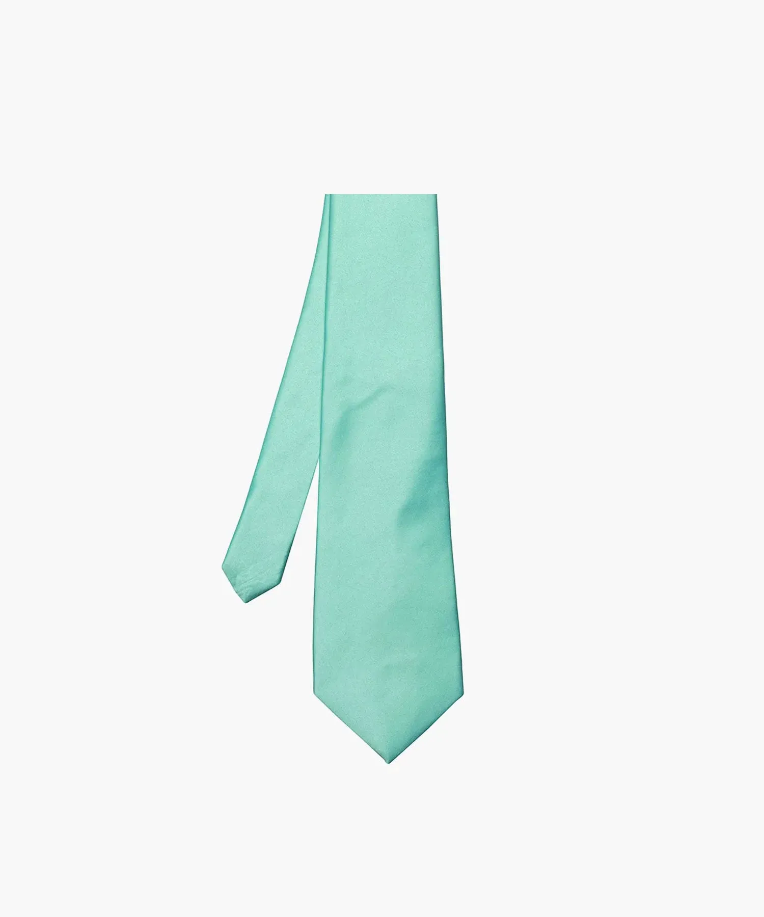 Stacy Adams Solid Tie and Handkerchief - Turquoise