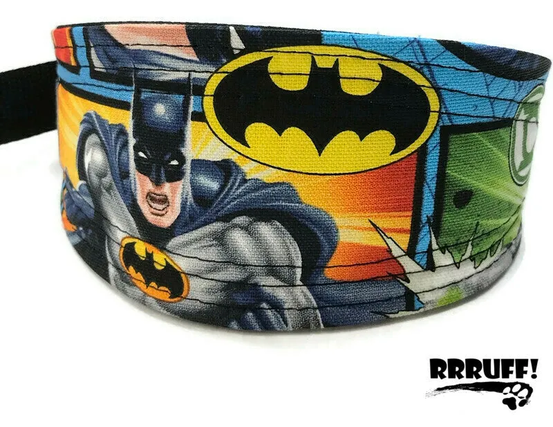 Stuff It cover only Superheroes DC Comics design washable fabric, recycled dog bed, kennel bed puppy mastiff Dane big large