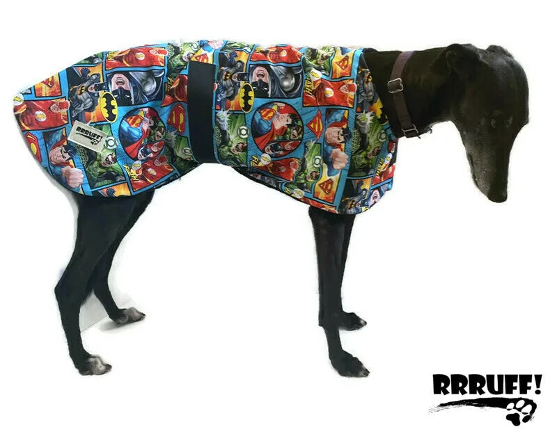 Stuff It cover only Superheroes DC Comics design washable fabric, recycled dog bed, kennel bed puppy mastiff Dane big large