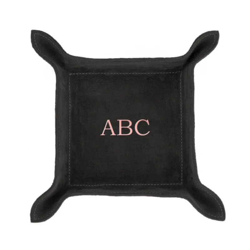 Suede Valet Tray