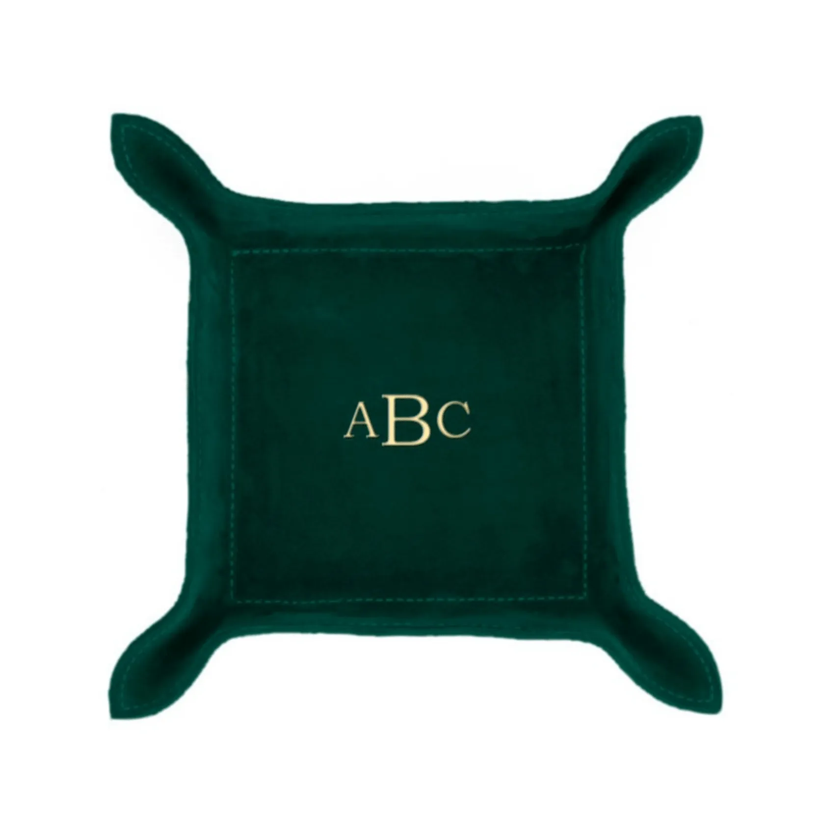 Suede Valet Tray