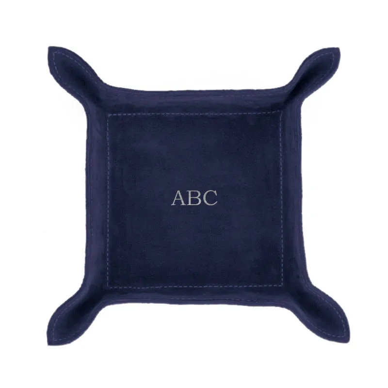 Suede Valet Tray