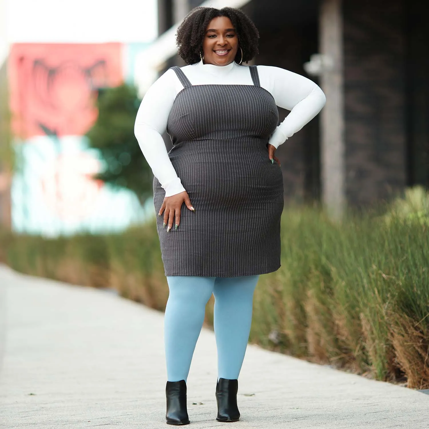 Super Opaque Tights - Ice Blast
