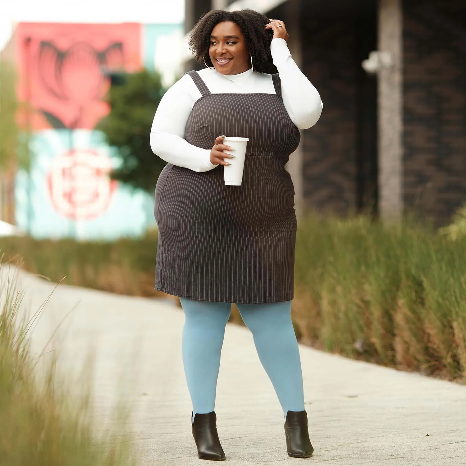 Super Opaque Tights - Ice Blast