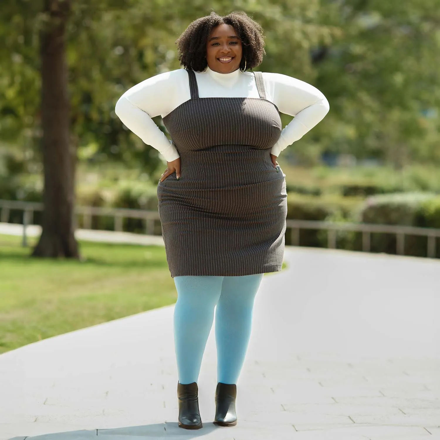 Super Opaque Tights - Ice Blast